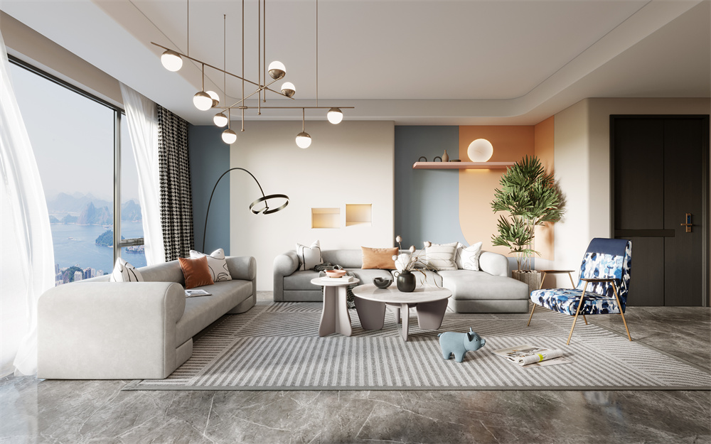 108㎡简欧婚房，自带美颜滤镜的莫兰迪色系美爆了！