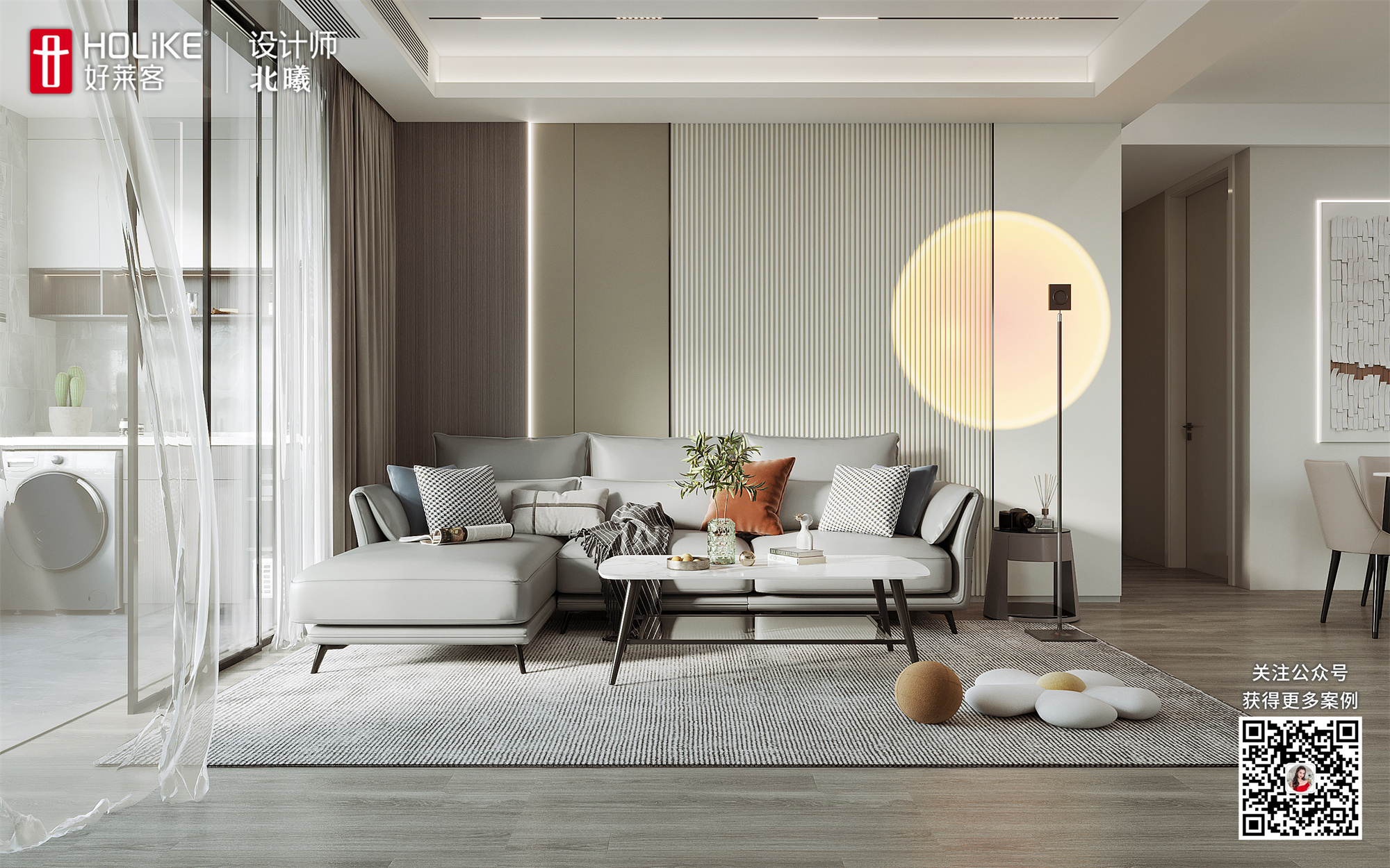 温馨奶咖棕+积木空间，128㎡三居堪称大小朋友的乐园~