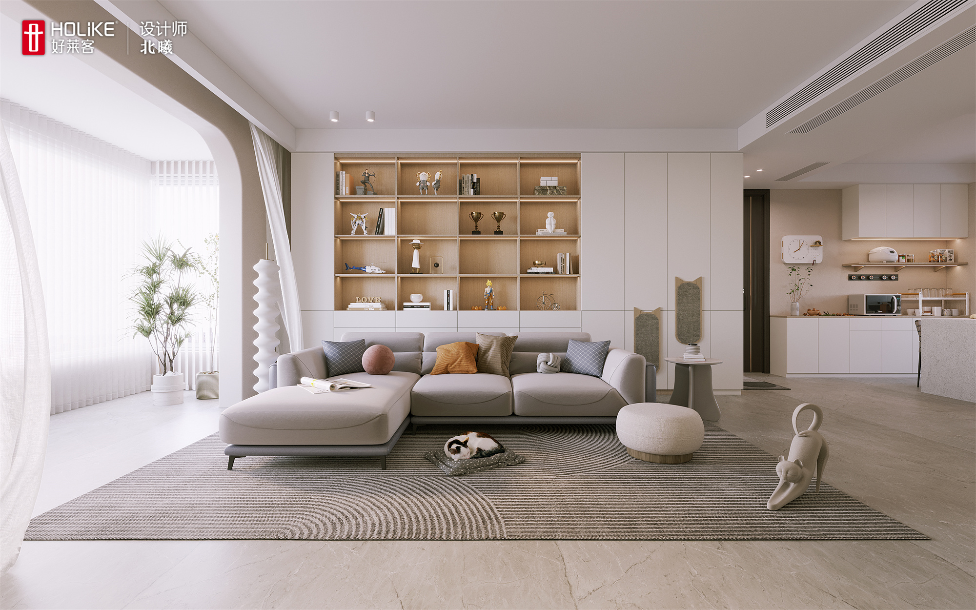 现实版浪漫满屋！治愈设计+原木奶油色，这个婚房我心动了~