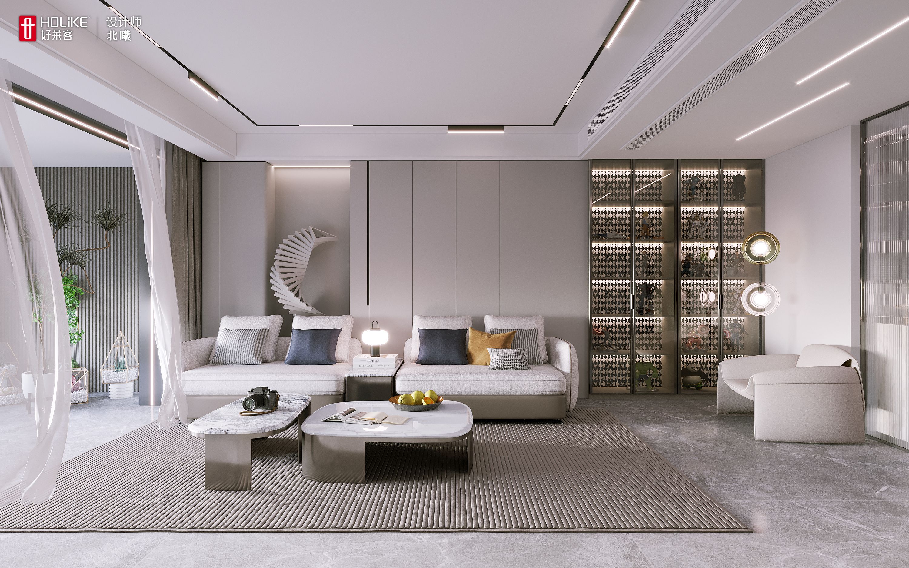 150㎡轻奢风潮居，主卧藏衣帽间，还有潮玩收藏区，太会了！