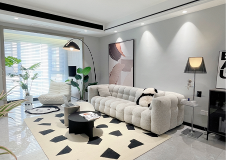 79㎡小户型变身高级大平层，潮玩收藏+极简设计太酷啦！