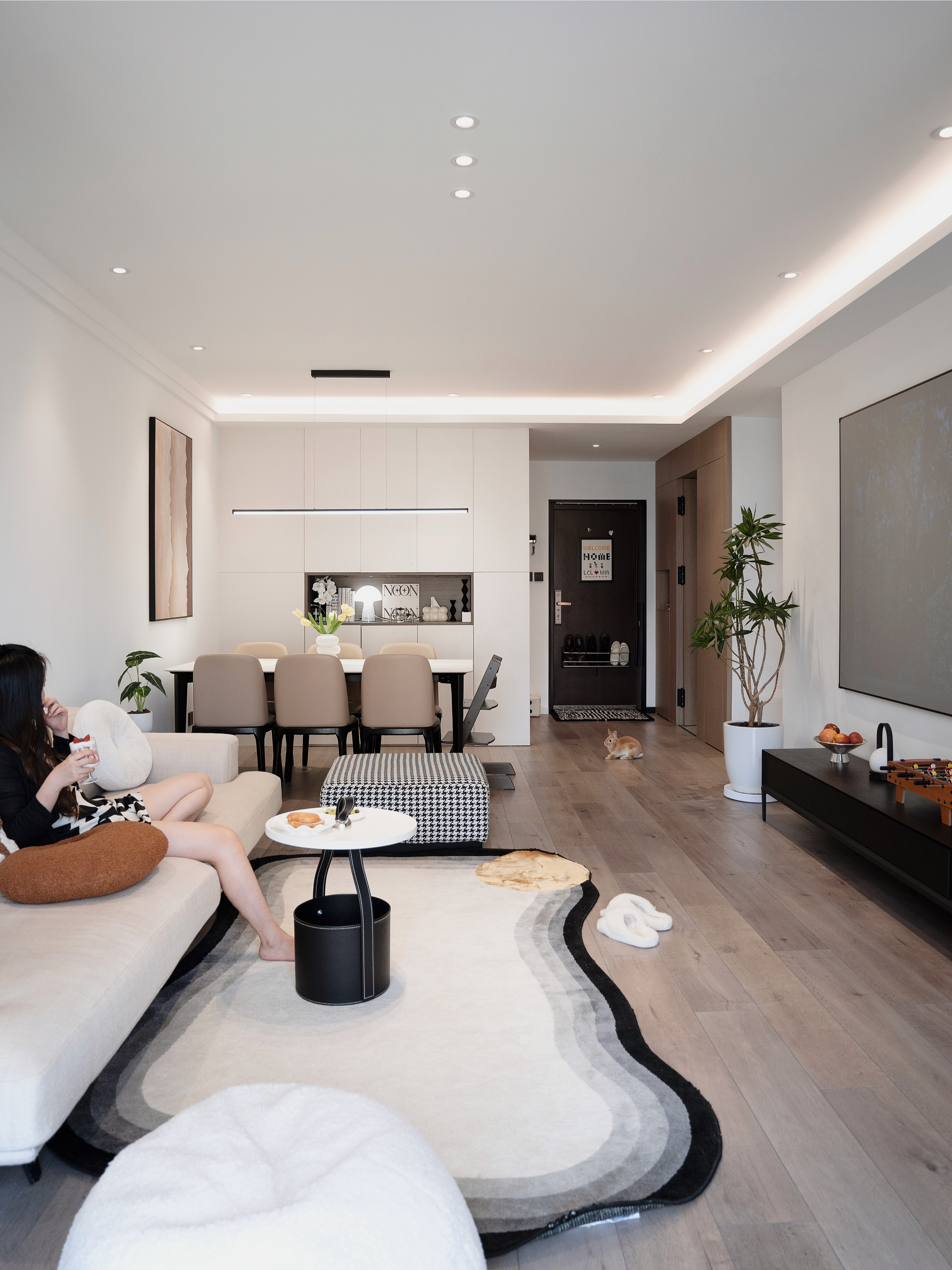 这个强收纳的奶油风dream house，在全小区出名了~